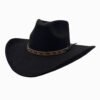 Ace High Mens Suede Teardrop Crown Rancher Cowboy Hat