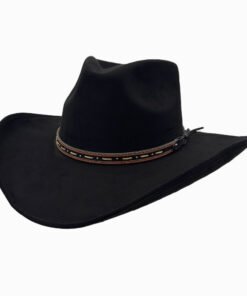 Ace High Mens Suede Teardrop Crown Rancher Cowboy Hat