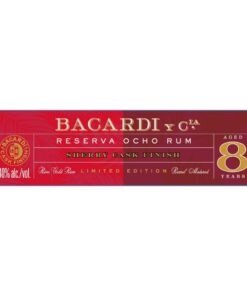 Bacardi Reserva Ocho Rum Sherry Cask Finish