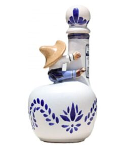 Don Pipocho Extra Anejo White and Blue Ceramic