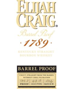 Elijah Craig Barrel Proof Batch A116