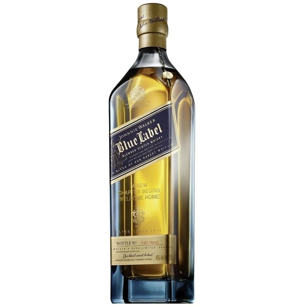 Johnnie Walker Blue Label 'To a Successful New Business' Engraved Bottle
