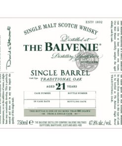 The Balvenie 21 Year Old Single Barrel Traditional Oak