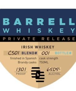 Barrell Private Release Irish Whiskey