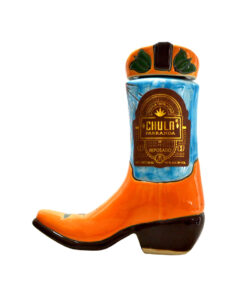 Chula Parranda Reposado Orange Ceramic Boot