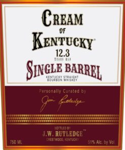 Cream Of Kentucky Bourbon 12.3 Year Old Single Barrel Bourbon
