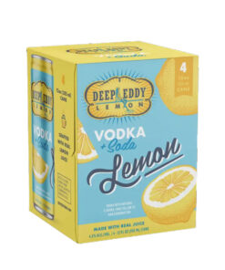 Deep Eddy Vodka Seltzer Lemon 4pk