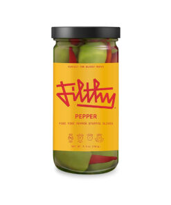 Filthy Pepper Olives 8oz