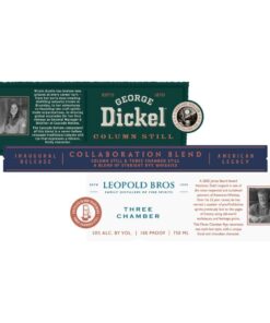 George Dickel & Leopold Bros Three Chamber Blended Rye