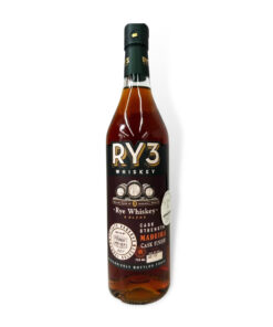 RY3 Rye Whiskey Cask Strength Madeira Cask Finish 'Bourbon Barrel Blend X Nestor Liquor' Private Selection 750ML