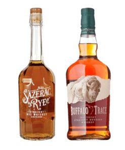 Sazerac Rye + Buffalo Trace Bourbon