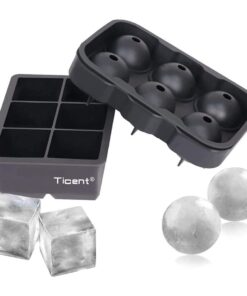Silicone Ice Cube Trays Set Of 2